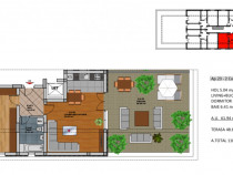 Apartament modern - Penthouse - 64 mp utili + 48 terasa - Mutare imedi