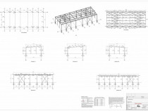 Hala Metalica Noua, 18M x 12M, 11 Tone, cu proiect