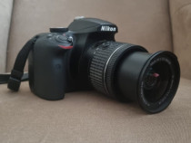 Camera foto Nikon D3400 + obiectiv AF-P 18-55 mm VR, 24.2 MP