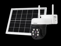 Camera de Supravegere SriHome DH006 cu Panou Solar, 4MP, Wi-Fi 2.4 Ghz