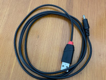 Cablu alimentare USB la DC 3.5 x 1.35 mm, NOU