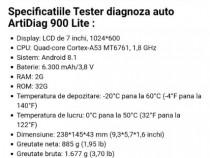 Vând diagnoză auto Artidiag900 Lite