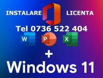 Instalare WINDOWS 11*10 Imprimanta OFFICE2024 la domiciliul clientului