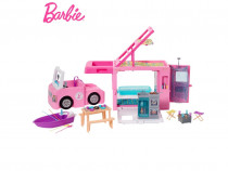 Masinuta Barbie 3 in 1 - Rulota de vis