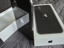 Iphone 11, black, 128 GB, full box, impecabil