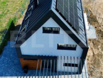 Casă NZEB finisată, șemineu și panouri solare – Comuna