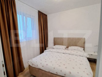 Apartament cu 2 camere, 45 mp, mobilat si utilat modern, zon