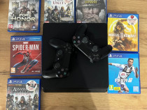 PS 4 Slim 500 GB +2 controlere