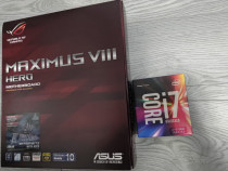 Kit CPU Intel Core i7 6700K + Placa de baza ASUS Maximus VIII Hero