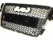 Grila RS5 - Audi A5 8T (2008-2012) Negru cu rama cromata
