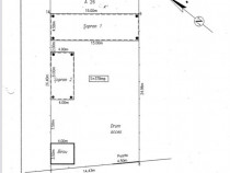 Teren intravilan 3516 mp cu construcții, zona Cotofenii din