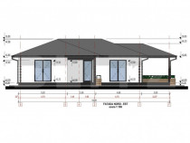 Casa parter cu 4 camere, 97 mp utili, 400 mp teren, Smart Pu