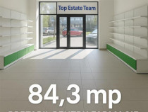 Spatiu comercial nou - 84,3 mp utili - pretabil FARMACIE, ca