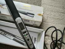 Placă de întins părul Braun, aproape nefolosită.