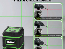 Nivelă Laser cu 2 Linii Profesională, Auto-nivelantă