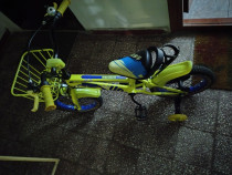 Bicicleta copii cu roti ajutatoare