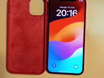IPhone 12 Red Edition, 128Gb, Baterie 80% + husa silicon - Super pret!
