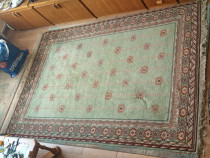 Covor lana 100% natural hand-made-cadru ornamental 310x195