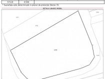 Teren 4.500 mp Grădiștea, Ilfov - Deschidere 45 m