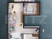 Apartament de vanzare, cu 2 camere, 51 mp, zona Elite