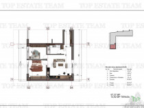 Apartament 2 camere 2 terase bloc nou metrou 1 Decembrie 191