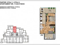 Garsoniera de v&acirc;nzare &ndash; bloc nou, zona Aurel Vlaicu 34 mp
