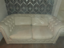 Canapea din piele ecologică extensibilă