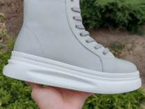 PROMO Ghete office / casual din piele 38-39