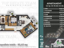 Ultimele zile cu reduceri! Apartament spatios 3 camere, bloc