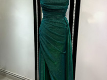 Rochie elegantă, verde smarald
