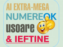 ALEGE 3 buc. Numere Usoare din lista cu Cartele numar cartela SIM aur