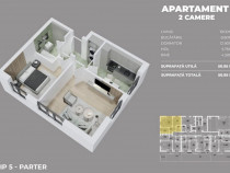 2cam.dec,langa parc,20min metrou D. leonida