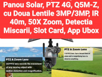 Camera Supraveghere SIM 4G cu Panou Solar
