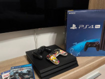 PS4 PRO 1Tb cu 2 Controllere + 3 Jocuri