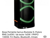 Boxă portabilă Samus