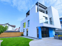 Vila indiv-stil medit.,2parcari,curte/centru Popesti-Leor...