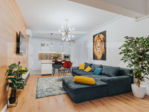 Apartament 3 camere, ultracentral | Mobilat lux | Bloc nou b