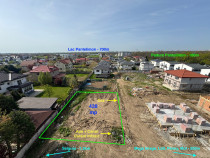 Teren dubla deschidere 438 mp -Sos.Cernica/Pantelimon - utilitati full