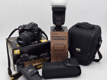 Kit DSRL Nikon D5200 + Blitz Youngnuo