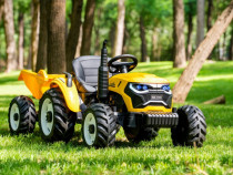 Tractoras electric Kinderauto 1804 2x45W 12V remorca basculabila