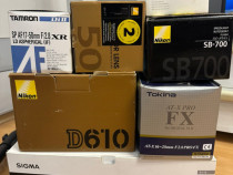 Kit foto complet Nikon, Sigma, Tamron & Tokina &mdash; Nou