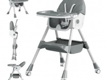 Scaunul de masa si joaca pentru copii Kinderplay Gri
