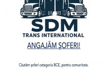 Angajăm Șofer Comunitate