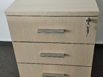 Casetiera cu 3 sertare Mobexpert (4 buc)