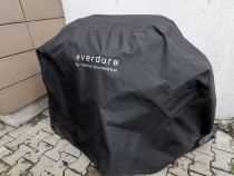 Gratar cu 3 arzatoare separate si termometru - NOU + husa protectie