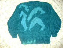 Pulover handmade din lana