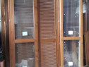 Uși de balcon din lemn cu sticlă termopan