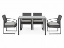 Set mobilier exterior gradina/terasa/balcon 4 scaune + masă NOU