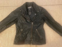 Harley davidson leather jacket geaca moto biker piele vintage rock met