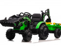 Tractoras electric Kinderauto 720-T, 90W, cupa si incarcator incluse,